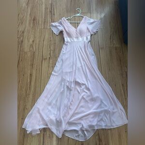 Ever Pretty Light Blush Pink Long Dress